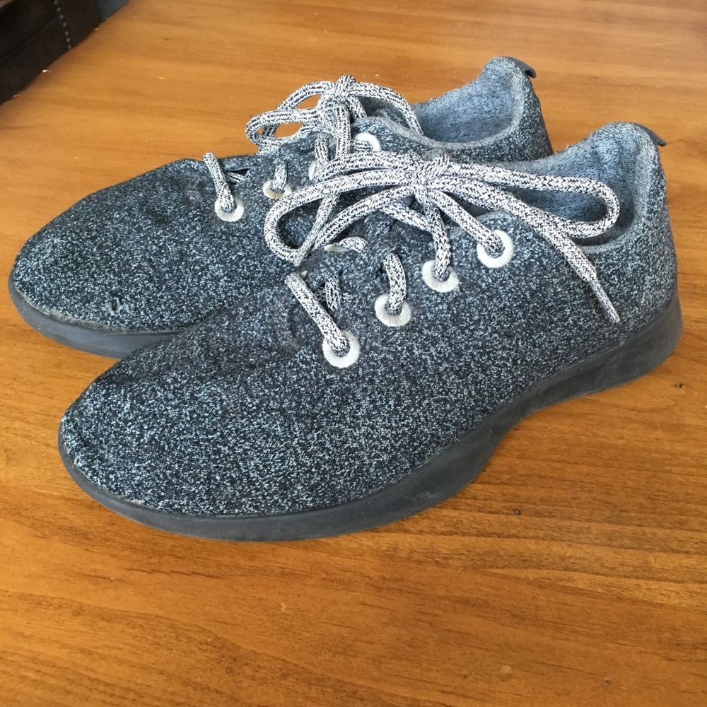 Allbirds Wool Runners Size 9 Grey Used